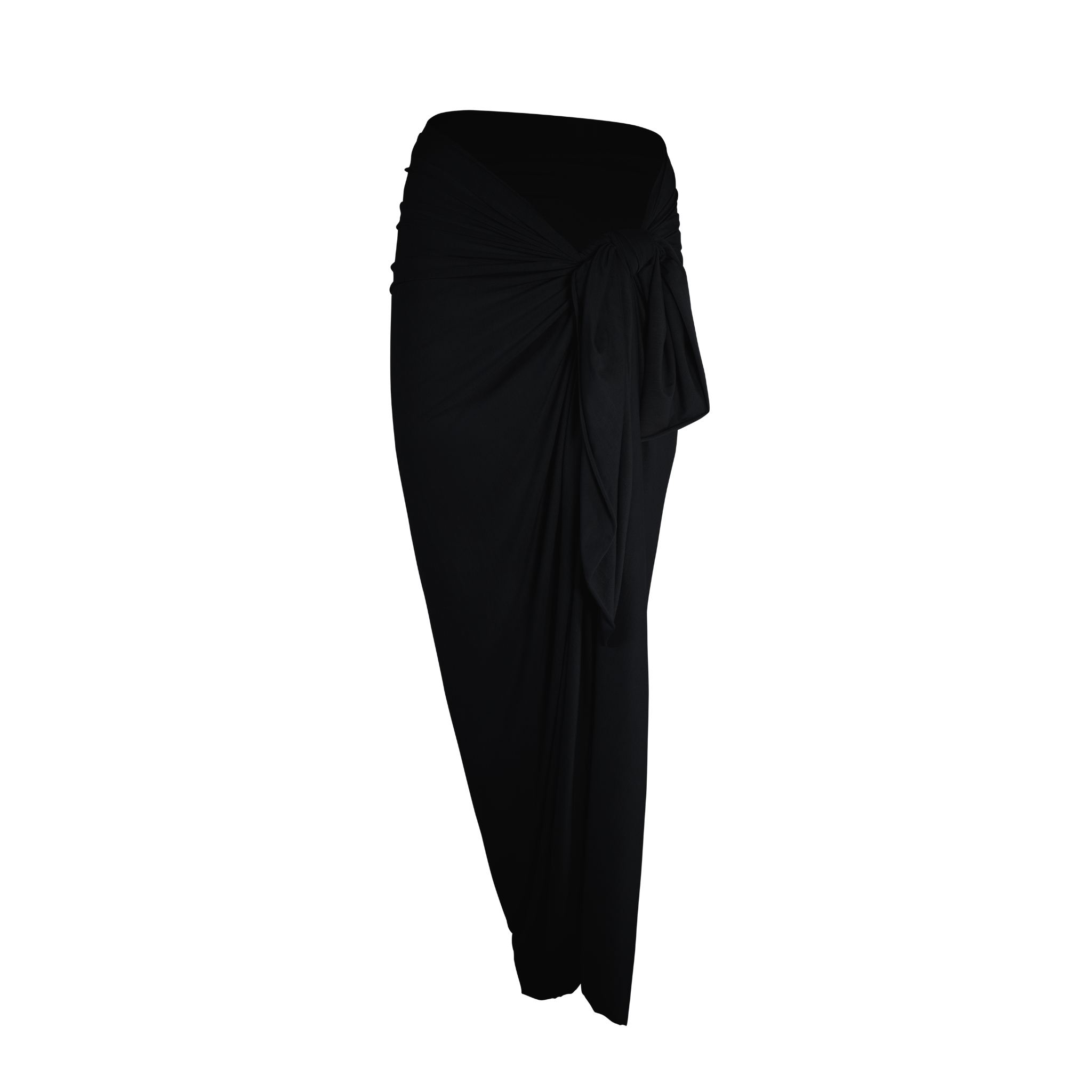 THE ANYWHERE WRAP SKIRT black