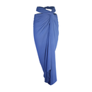 THE ANYWHERE WRAP SKIRT crystal blue