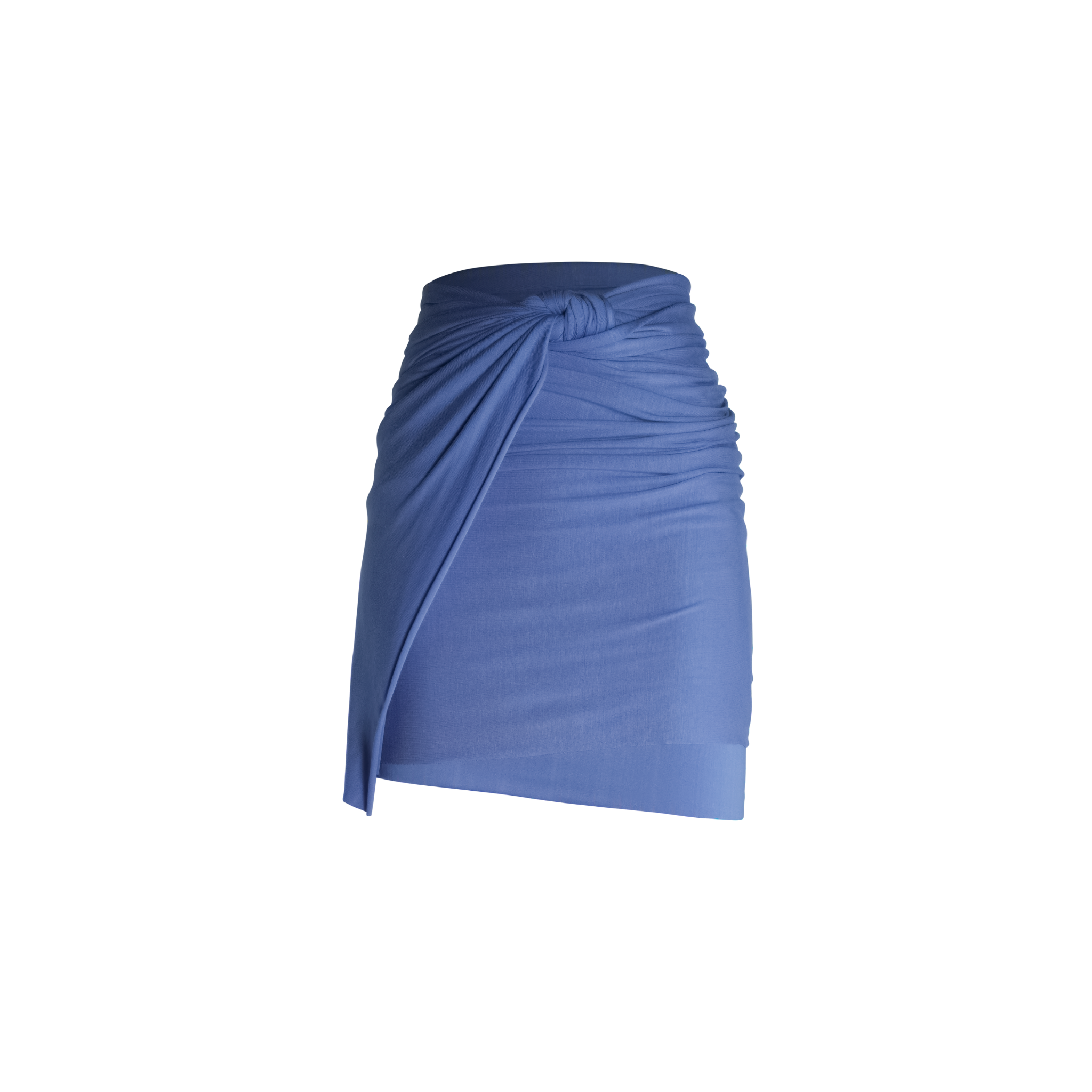 THE ANYWHERE WRAP SKIRT crystal blue