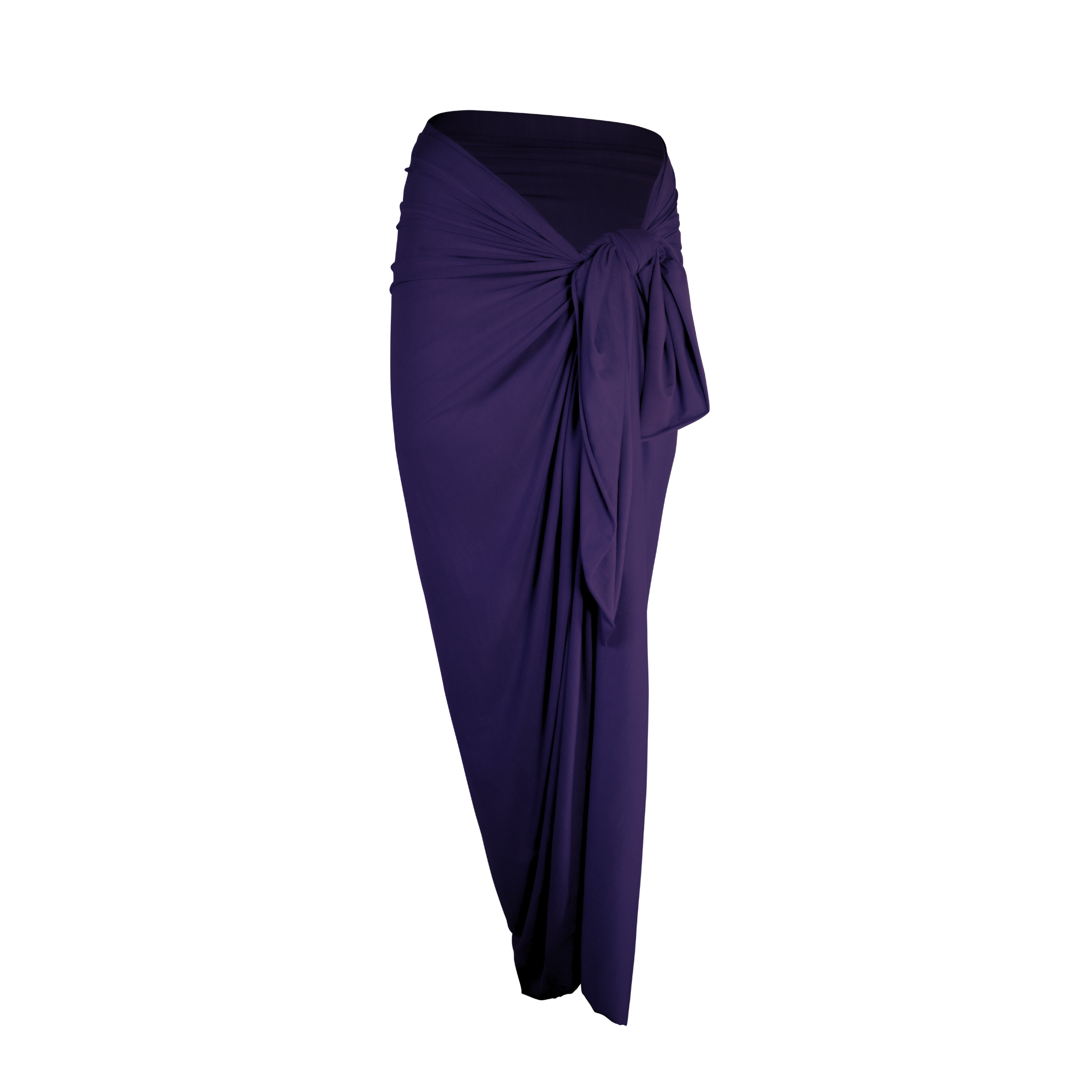 THE ANYWHERE WRAP SKIRT plum