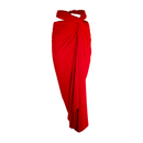 THE ANYWHERE WRAP SKIRT tomato