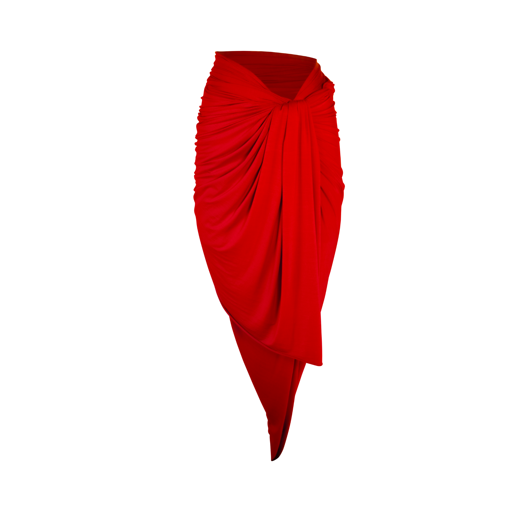 THE ANYWHERE WRAP SKIRT tomato