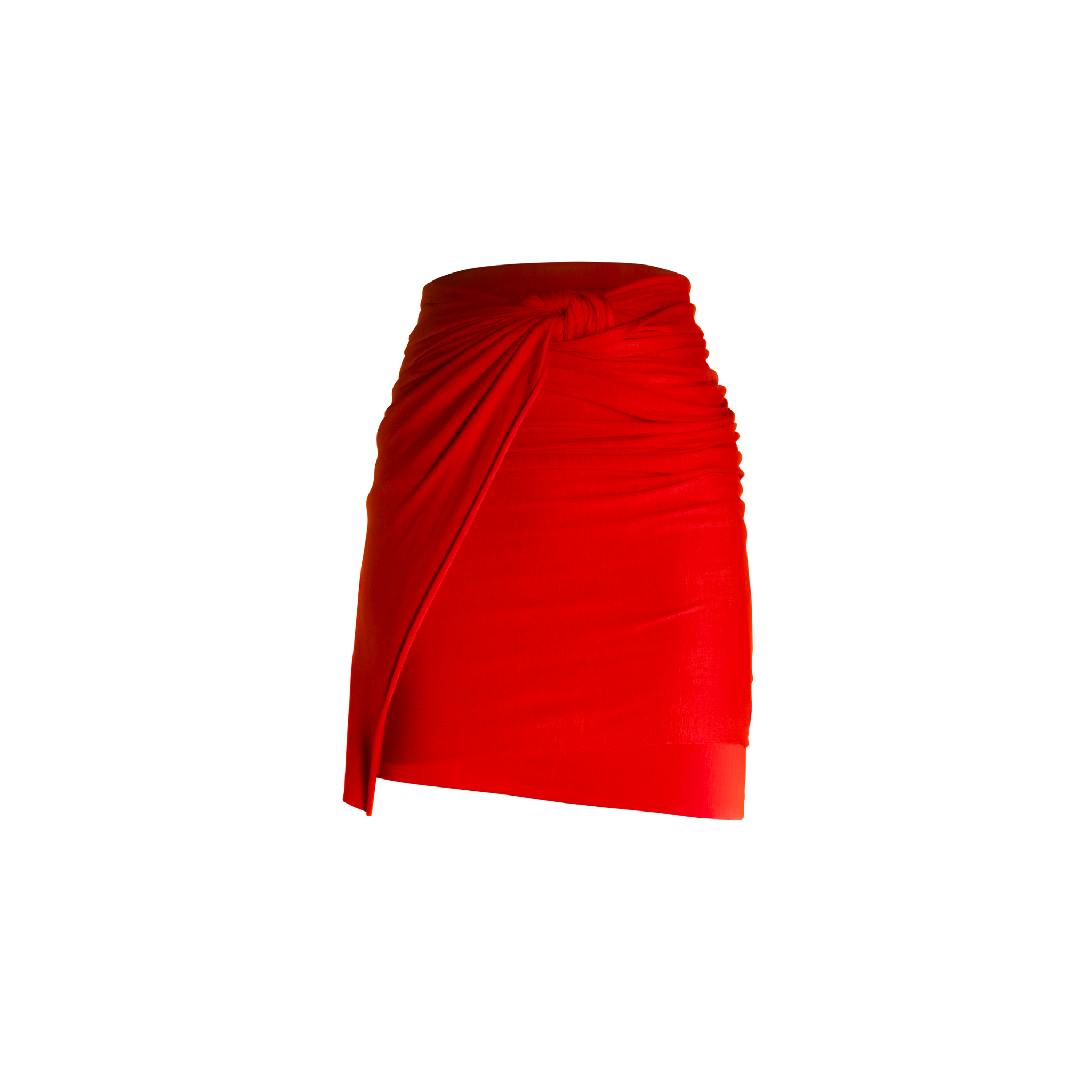 THE ANYWHERE WRAP SKIRT tomato