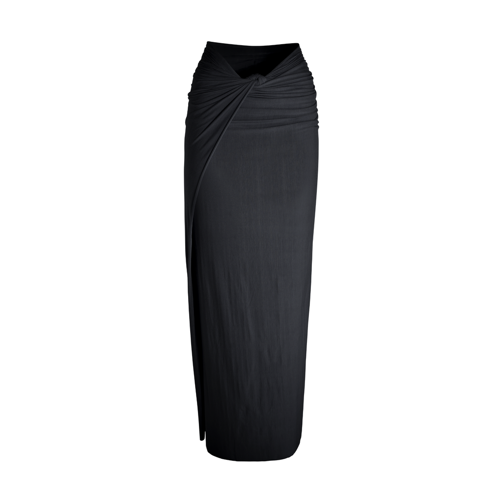 THE ANYWHERE WRAP SKIRT charcoal