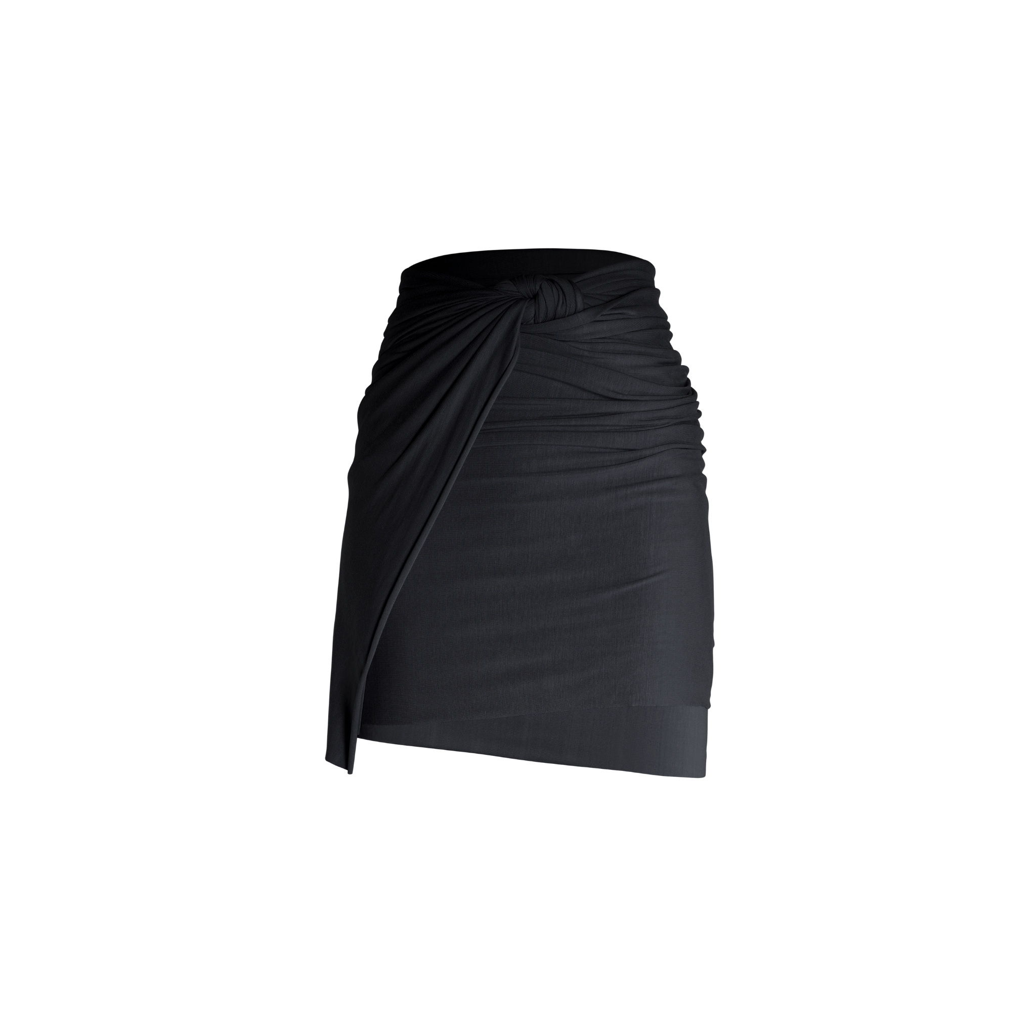 THE ANYWHERE WRAP SKIRT charcoal